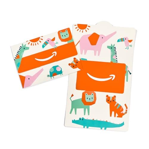 Amazon Physical Gift Card in a Mini Envelope - Zoo Animals