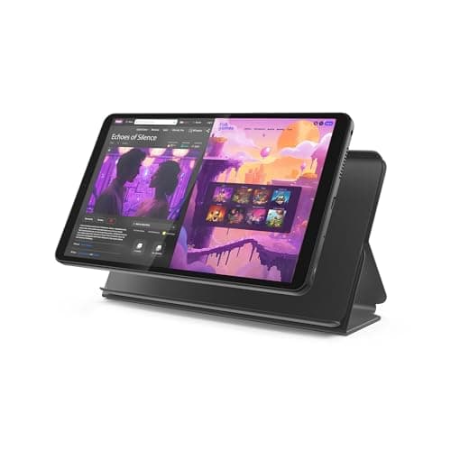 Lenovo Tab One - 2025 - Tablet - 2 Speakers with Dolby Atmos - 8.7" HD IPS Display - 4GB Memory - 64 GB Storage - MediaTek Helio G85 - Folio Case Included - Luna Grey