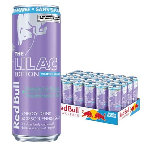 Red Bull Energy Drink, Grapefruit & Blossom, Sugarfree, 355ml (24 pack)