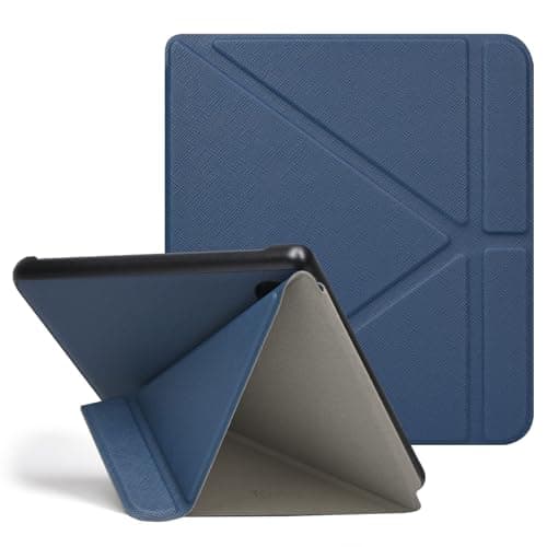 Tenano Case for 7" Kobo Libra Colour (Model: N428, 2024 Release), Foldable Cover with Auto Sleep/Wake, Blue