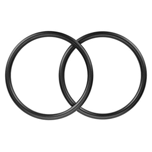 Accmor Aluminium Baby Sling Ring 3 inch Soft Wrap Carrier Rings Accessory for Infants Toddlers Newborn Kids (Black)