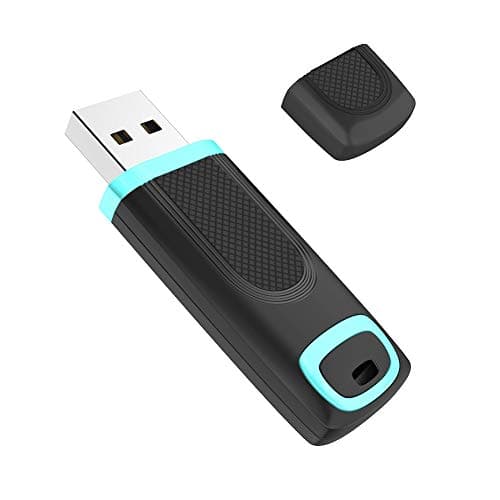 RAOYI 32GB USB 3.0 Flash Drive Thumb Drive USB 3.0 Memory Stick Single 32GB USB Key Zip Drive USB Drive (32G, Cyan)