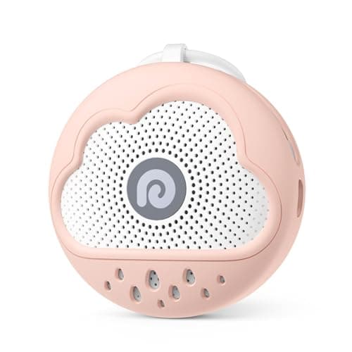 Dreamegg Sound Machine Baby - D11Max+ White Noise Machine with Baby-Safe Silicone Cover, Drop-Proof for Baby, 21 Soothing Sounds, Durable Travel-Friendly for Stroller Baby Nursery Gift, Pink