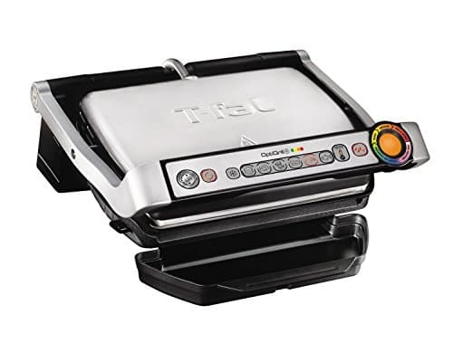 T-fal Optigrill, Electric Indoor Grill, 6 Auto Cooking Modes, Smart Sensor Techology, Nonstick removable plates, Stainless Steel Exterior, Panini Press, Precision Grilling