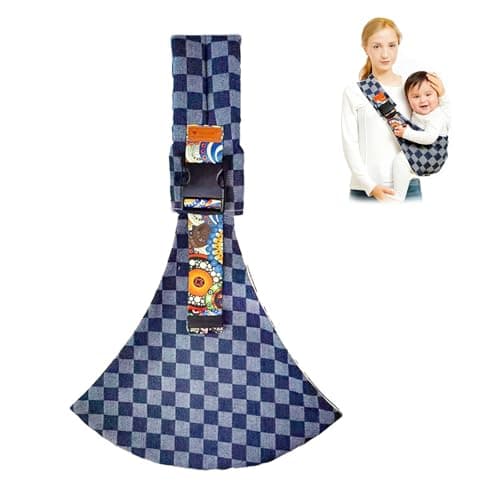 Baby Sling Carrier,2026 New Baby Carrier, Adjustable Baby Sling, Anti-Slip Hip Seat Portable Toddler Carrier,Carrying 10-30 lbs(Square)
