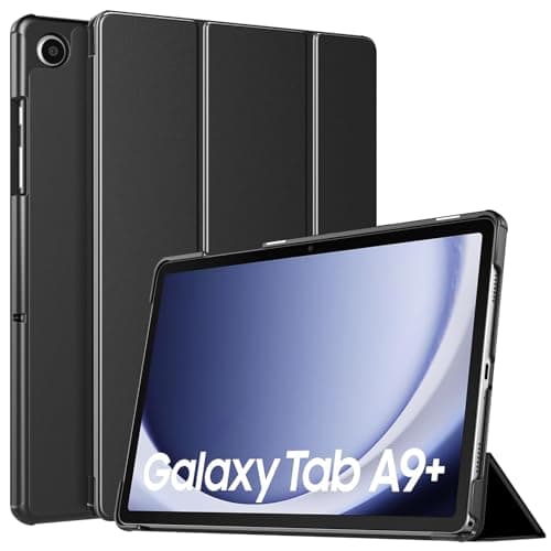 TiMOVO Case for Samsung Galaxy Tab A9+/A9 Plus 11 Inch 2023, Slim Lightweight Stand Hard Back Shell Protective Cover for Galaxy Tab A9+ Tablet SM-X210/X216/X218, Auto Wake/Sleep, Black