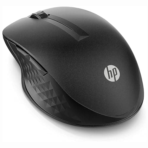 HP 430 Multi-Device Wireless Mouse - Black - Bluetooth 5.2 & 2.4GHz Wireless USB Receiver, up to 4000 DPI Blue Sensor, Customizable Buttons, 2-Year Battery, PC, Laptop, Mac, Chromebook (3B4Q2AA#ABL)