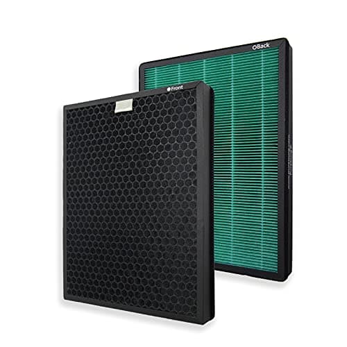 PUREBURG Replacement Filter Compatible with Coway Airmega 400 400S Air Purifiers, 1-Pack (2 Filters) H13 HEPA Activated Carbon 2-in-1