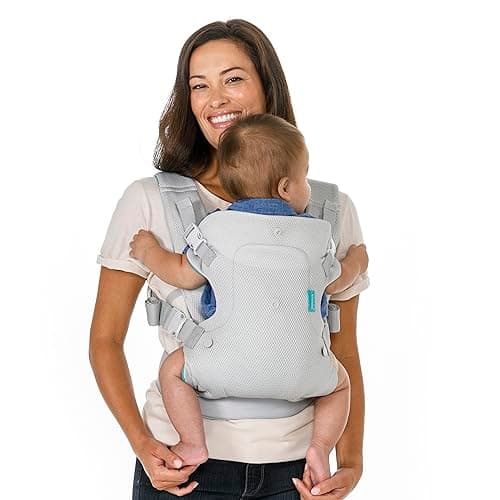 Infantino Flip 4-in-1 Baby Carrier Convertible Ergonomic, Light & Airy