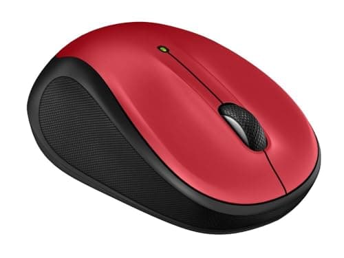 Logitech M325S Wireless Mouse, 2.4 GHz with USB Receiver, 1000 DPI Optical Tracking, 18-Month Life Battery, PC/Mac/Laptop/Chromebook - Red