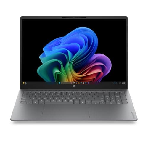 HP OmniBook 3 16 inch Next Gen AI PC, 2K OLED Display, Snapdragon X, 16 GB RAM, 512 GB SSD, Wi-Fi 6E, Adreno GPU, Windows 11 Home, Copilot+ PC, 16-bz0006ca