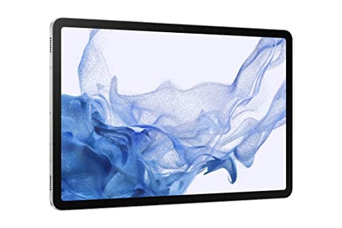 SAMSUNG Galaxy Tab S8+ Android Tablet, 12.4'' Large AMOLED Screen, 128GB Storage, Wi-Fi 6E, Ultra Wide Camera, S Pen Included, Long Lasting Battery, Silver (Renewed)