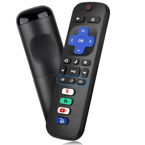 Replacement for Roku Remote,Universal Remote for All Roku TV,for TCL/Hisense/Onn/Sharp/Element/Philips/RCA Smart Roku-TVs【Not for Roku Stick & Box & Player】