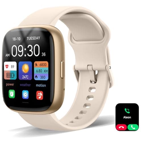 Smart Watch for Women Men, Alexa Built-in, 1.83" HD Touchscreen Fitness Tracker with Bluetooth Calling, Fitness Watch with Sleep Monitor, 100+ Sports Modes, IP68 Waterproof Smartwatch for Android iOS