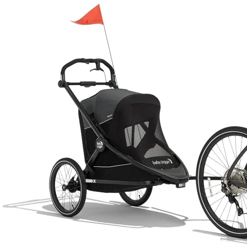 Baby Jogger city prix jogger x bike trailer x shield bundle – Easily Converts to Bike Trailer for Kids