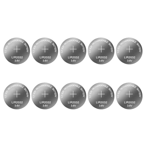 Set of 5/10/15/20/25/30pcs 3.6V 40mAh LIR2032 Batteries LIR 2032 Button Cell Rechargeable Replace for CR2032 Long Lasting Rechargeable