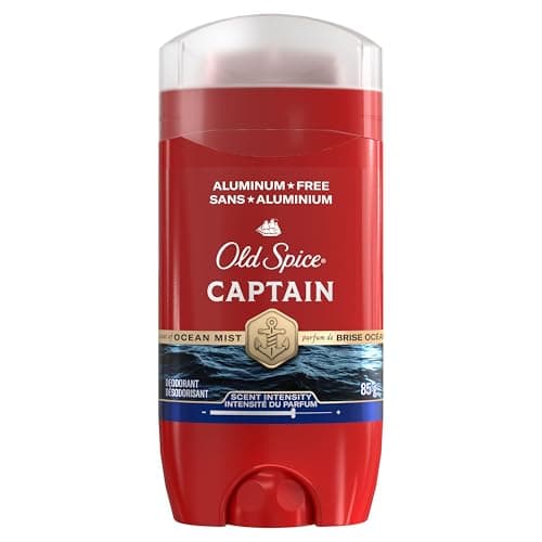 Old Spice Aluminum Free Deodorant for men, 24/7 Odor Protection, Captain with Bergamot Scent, 85g