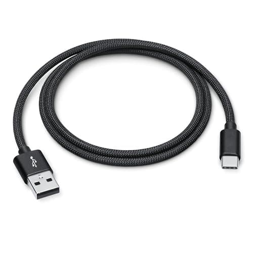[5ft 2-Pack] Woven USB-C Cable for iPhone 17 Pro Max, MFi Certified USB Type C to USB Charger Cord Fast Charging for Apple iPhone Air/17/16 ProMax/16Plus/15 Pro/16e, CarPlay, HomePod mini - Black