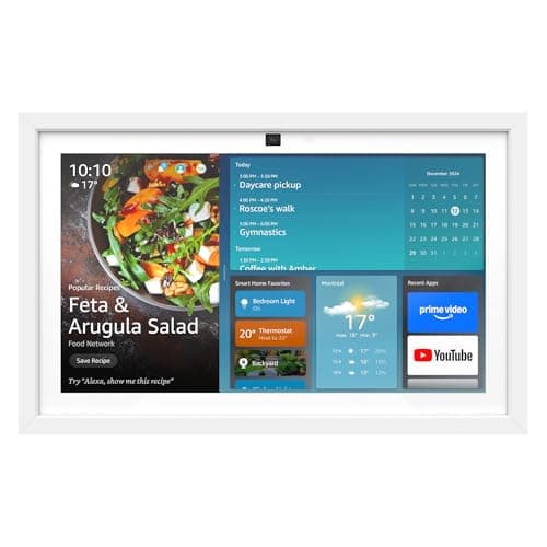 Amazon Echo Show 15 Bundle: Includes Echo Show 15 & Made for Amazon Frame, Designed for Alexa+, White