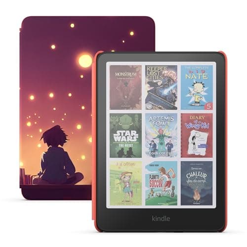 Amazon Kindle Colorsoft Kids 16 GB (newest model) – Lightweight, compact, and designed for reading—no apps, videos, or games. – with cover, Starlight Reading