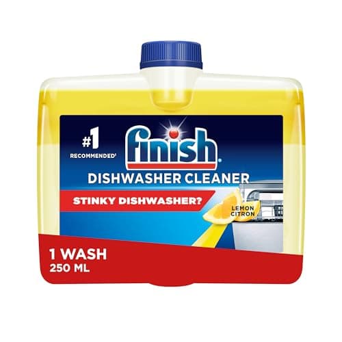 Finish® Dual Action Dishwasher Cleaner, Lemon, Fight Grease & Limescale, 250 mL