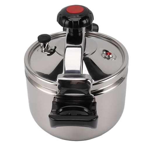Explosion Proof Stainless Steel Pressure Cooker | Large Capacity Multifunctional Pressure Cooker for Induction Stoves | Fast Cooking [11L] (11L)
