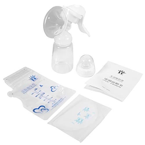 Masyrt 150ML Silicone Manual Breast Pump with Strong Suction, Simple Design for Easy Breastfeeding and Nursing