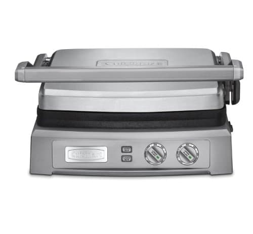 Cuisinart 6-in-1 Deluxe Electric Griddler, Large Grilling Surface, Silver (GR-150C)
