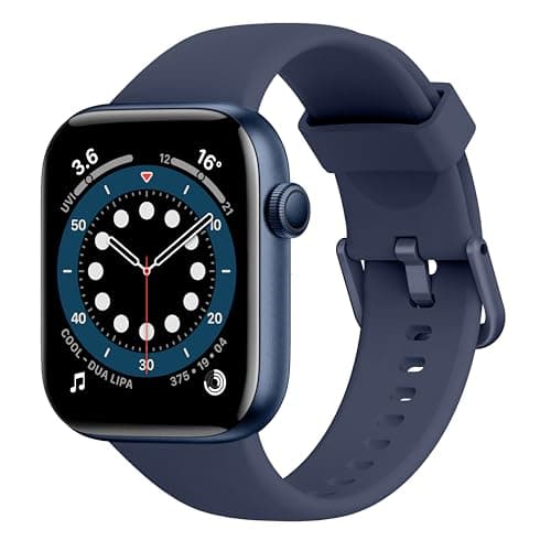 Smart Watch for Men Women, Bluetooth Calling, 1.85" HD Touch Screen Fitness Tracker, 140+ Sports Modes, Heart Rate Sleep Monitor, DIY Dial, IP68 Waterproof, Gift for Father's Day(Deep Blue)
