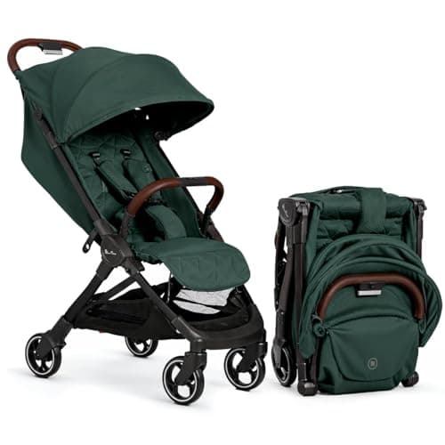 Silver Cross Clic Compact Stroller - Lightweight Travel Stroller for Newborn to Toddler (Birth to 55 lbs.), One-Hand Fold, Lie-Flat Seat, Airplane Cabin Approved, UPF50+ Canopy