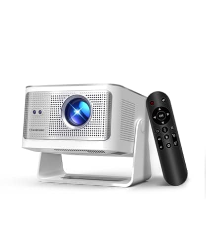 Magcubic Smart Mini Projector with 4K & 8K Support, Portable Projector with WiFi 6 and Bluetooth 5.4, 600 ANSI, Auto Focus & Keystone, Native 1080P Movie Projecteur for Home Outdoor