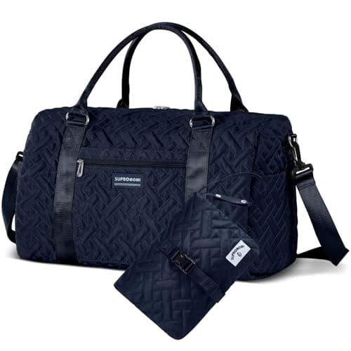 SUPROMOMI Diaper Bag Tote:Large capacity Mommy Bag, Baby Bag, Weekend Travel Diaper Bags for Boy and Girl, Mom Hospital Bag, Twins or 2 Kids Diapers Bag Comes with a Small Diaper Storage Navyblue…
