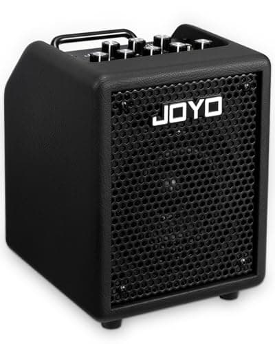 JOYO 30W Bass Amp Portable Combo Amplifier 4" Speaker with Bluetooth 5.1 + OTG Direct Recording | 3-Band EQ + Compressor | Headphone Practice for Bassist Livestream Solo Gigs (Vibe Cube BA-30, Black)