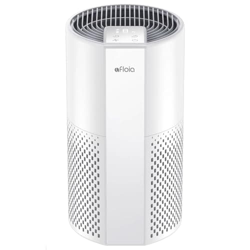 Afloia Air Purifiers for Bedroom Large Room Up to 1076 ft², 4-in-1 with Washable Pre-Filter for Allergies, Auto Shut-Off, Removes Pet Dander Pollen Dust Mold and Smoke, White