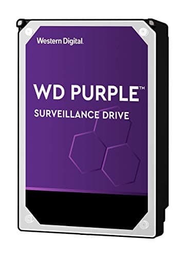 WD Purple 6TB Surveillance Hard Drive - 5400 RPM Class, SATA 6 Gb/s, 64 MB Cache, 3.5" - WD60PURZ
