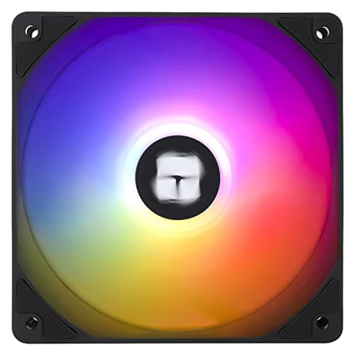 Thermalright TL-C12C-S CPU Fan 120mm ARGB Case Cooler Fan, 4pin PWM Silent Computer Fan with S-FDB Bearing Included, up to 1500RPM Cooling Fan