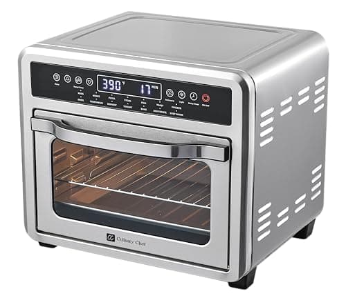CULINARY CHEF SS 27-Quart Digital Air Fryer Oven, Stainless, 27qt