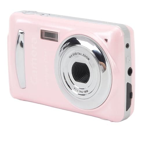 1080P Digital Camera, 16MP Vlogging Camera with 2.4 Inch HD Screen, 16X Digital Zoom, Multi Axis Anti Shake, Auto Focus, Point and Shoot Digital Camera for Photography Video ()