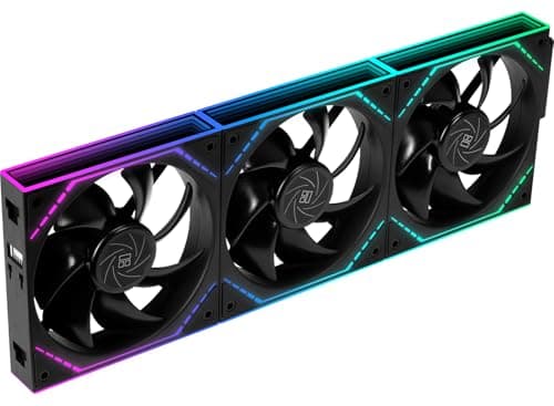 Thermalright TL-M12Q X3 120mm PC Case Fans, 2000RPM, 68.9CFM, 3-Pack