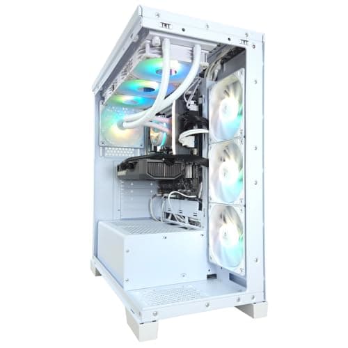 AZZA Slingshot White AI Gaming PC, Ultra5 225F (3nm), RTX 5060, DDR5 16G