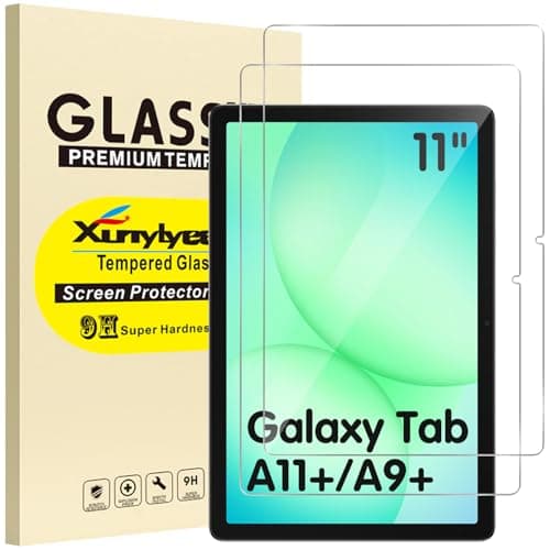 2 Pack, XunyLyee Screen Protector for Samsung Galaxy Tab A11+/ A9+ 11 inch