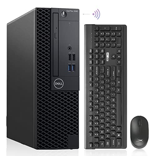 Dell OptiPlex 3060 Desktop Computers Windows 11 Pro, Hexa Core i5-8500 Up to 4.1Ghz,32GB DDR4,1TB M.2 NVMe SSD+1TB HDD,Built-in WiFi, Small Form Factor PC(Renewed)