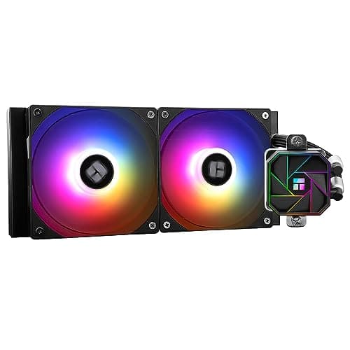 Thermalright Aqua Elite 240 V3 Liquid CPU Cooler, 240 Cooling Row Size, 2 x 120mm PWM Fans, S-FDB Bearings,for AMD/AM4/AM5, Intel LGA1150/1151/1155/1156/1200/1851/1700,Desktop CPU Cooler AIO