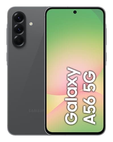 Samsung Galaxy A56 5G (128GB) Galaxy AI, 6.7" Super AMOLED 120Hz Display, 50MP Camera, IP67, Unlocked - Awesome Graphite