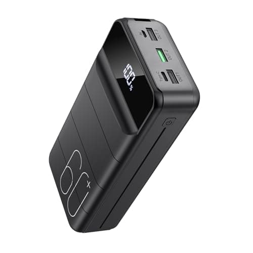 PowerBank 60000mAh Fast Charging,Battery Pack 22.5W Power Bank with USB C, Portable Charger,4 Outputs and 2 Inputs LED Display Compatible with Android Tablets iPhone etc.