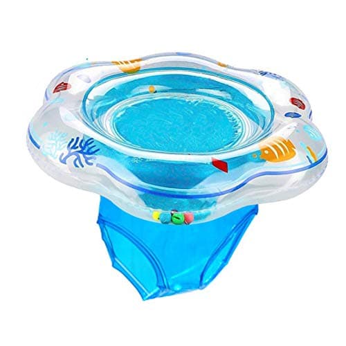 Baby Swimming Float Ring, Pool Swim Ring with Safety Seat for Baby Age 6 Month-6Years Old, Double Airbag, Suitable Baby Swim, Bath or Swim Training