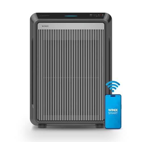 WINIX 9800 Air Purifier for Home Extra Large Room Up to 2,420 Ft² in 1 Hr With Air Quality Monitor, True HEPA, Carbon Filter and Auto Mode, Captures Pet Allergies, Smoke, Dust