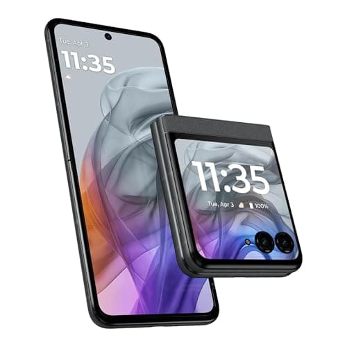 Motorola Razr (2024) (256GB), 6.9" Foldable LTPO AMOLED Display, 120Hz, WiFi-6e, 50MP Dual Camera, Unlocked - Koala Gray (Renewed)
