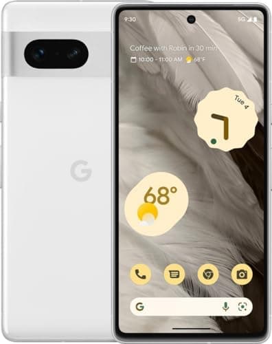 Google Pixel 7 (5G) 128GB (Canadian Model GVU6C) Unlocked - Snow (Renewed)