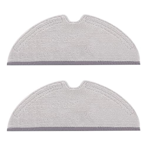 roborock 2 Pack Microfiber Mop Cloths for E Series, S5, S5 Max, S6 Pure, S6 MaxV, Q5, Q5 Pro, Q5 Pro+, Q7, Q7Max, Q8Max, Q8Max+ Robot Vacuum Cleaner, Mop Pad Replacement Accessories